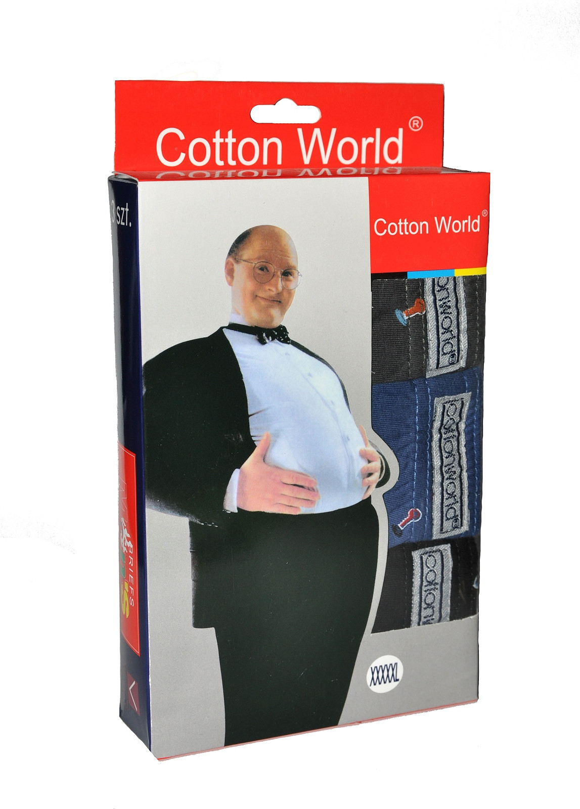 Slipy Cotton World A'3 4XL-6XL - Sklep bielizna-24.pl